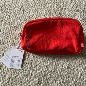 Red Lululemon bag. Brand new with tags.